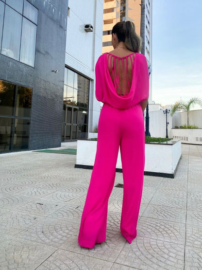 lusailstore - Backless Casual Jumpsui