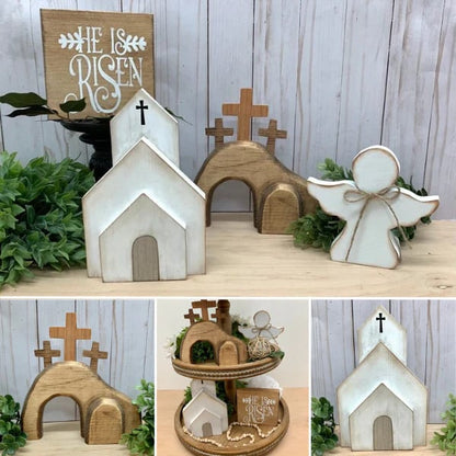 lusailstore - Jesus Tomb Christmas tray Kit