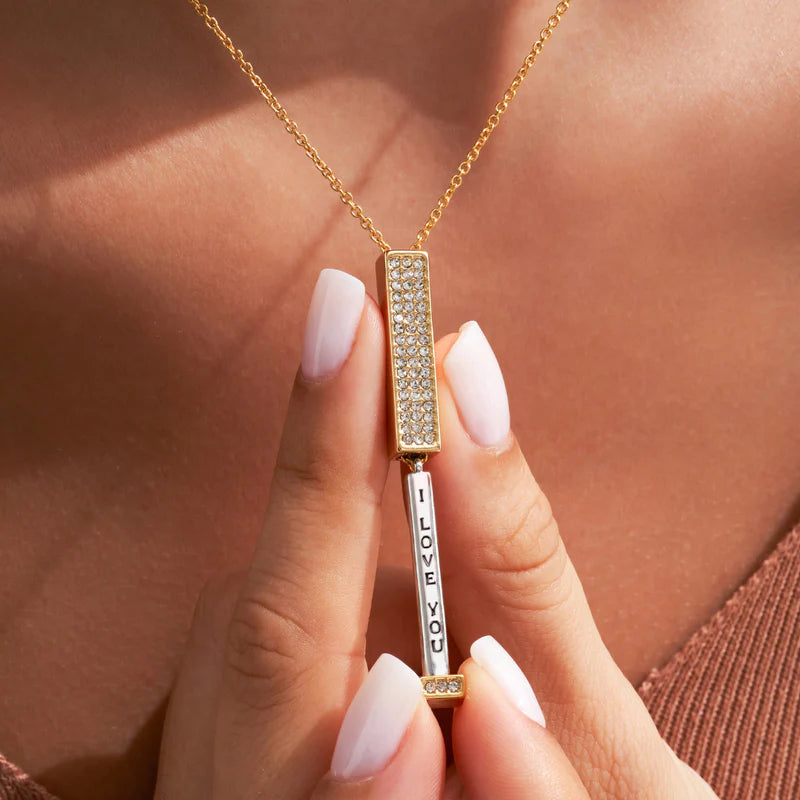 lusailstore - hidden i love you necklace