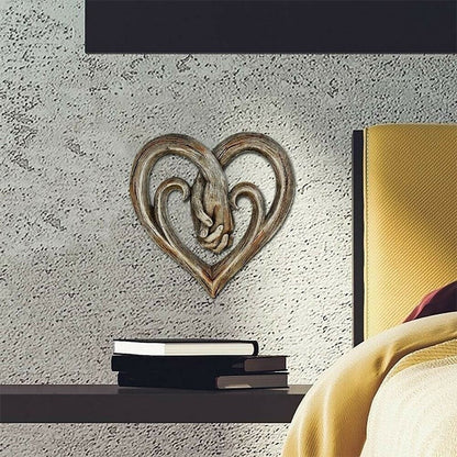 lusailstore - heart-shaped hand in hand wall decorations