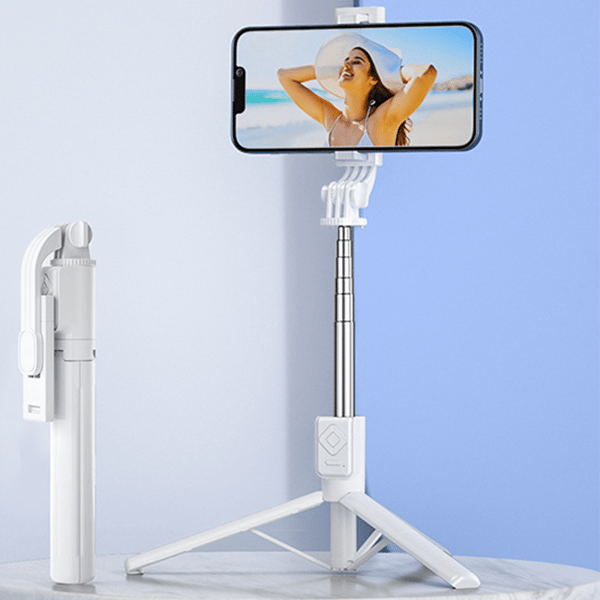 lusailstore- New 6 in 1 Bluetooth Selfie Stick