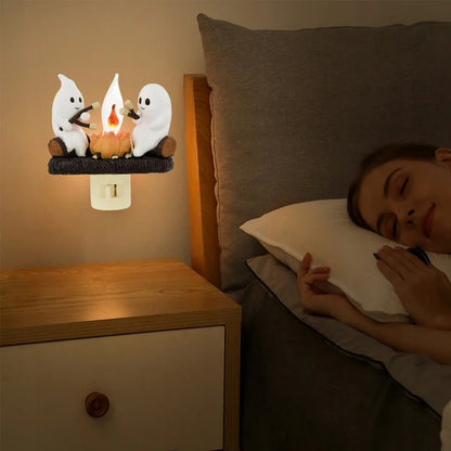 lusailstore - Ghost Bonfire Flickering Night Light