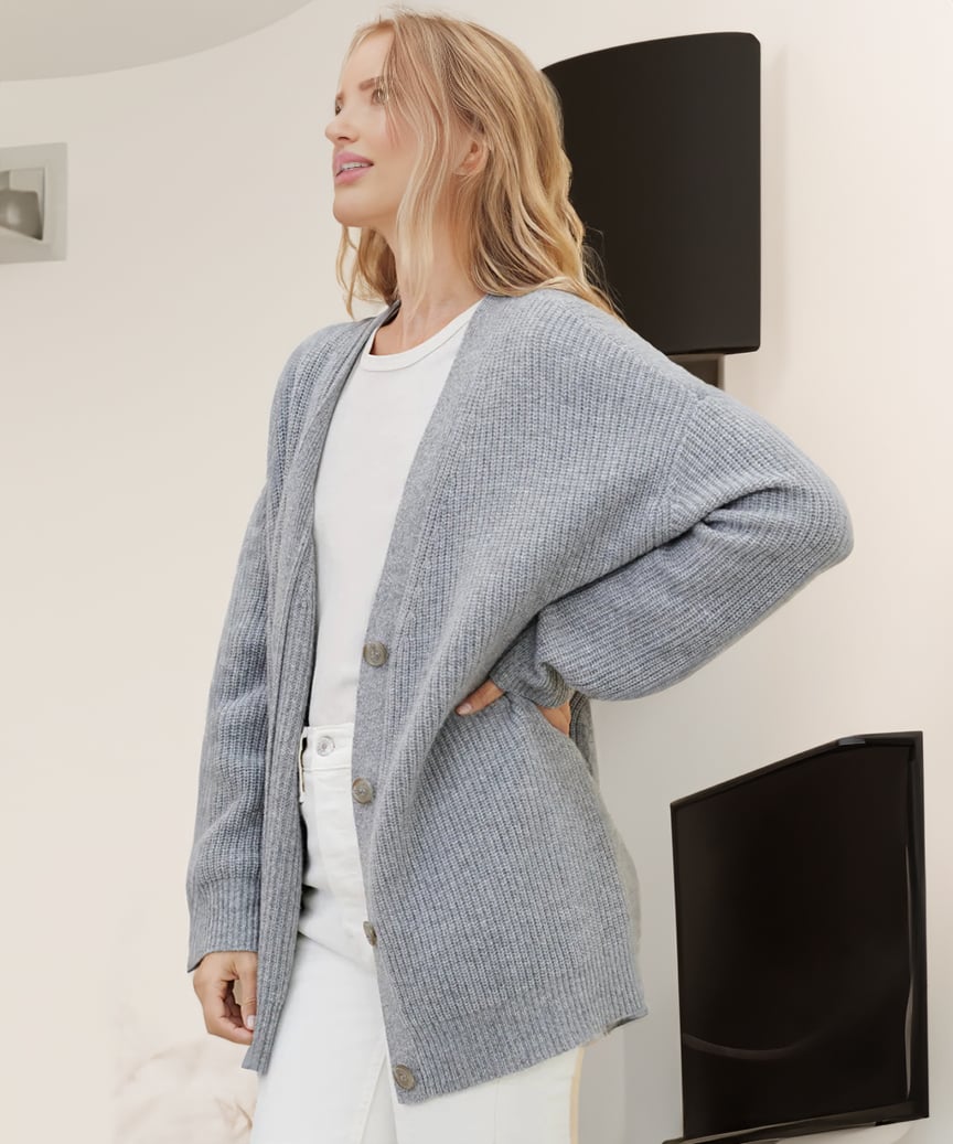 lusailstore - Cashmere Cocoon Cardigan