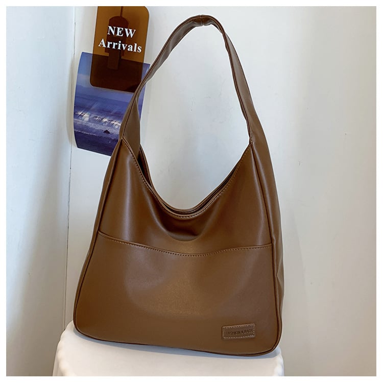 lusailstore - Simple PU leather tote bag