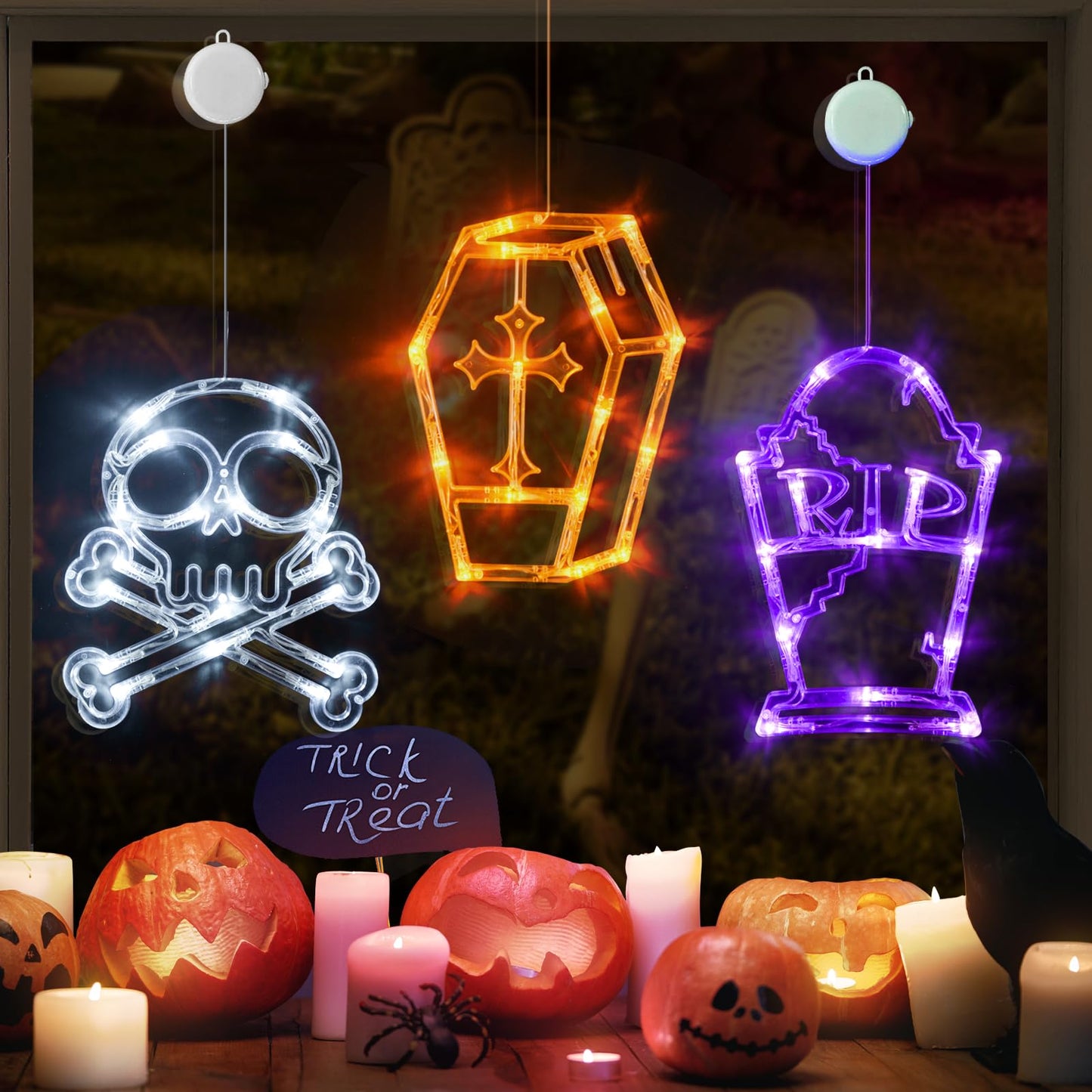 lusailstore - Halloween Window Light