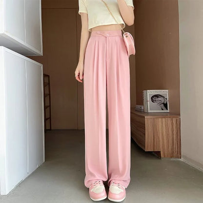 lusailstore - Woman's Casual Full-Length Loose Pants