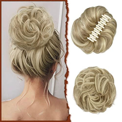 lusailstore-Claw Clip Messy Bun Hair Piece