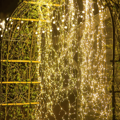 lusailstore - Solar Christmas LED Firefly Flashing Light String