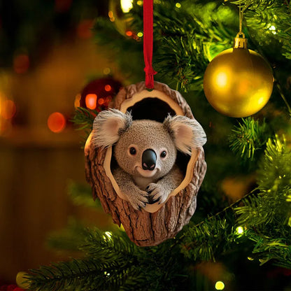 lusailstore - forest animal christmas tree decorations