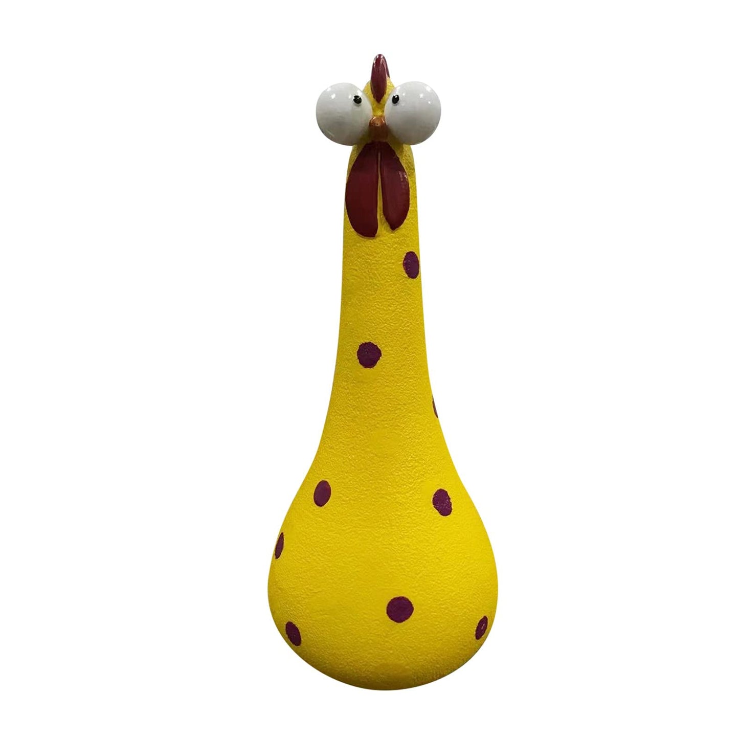 lusailstore - long neck big eye chicken ornaments decor