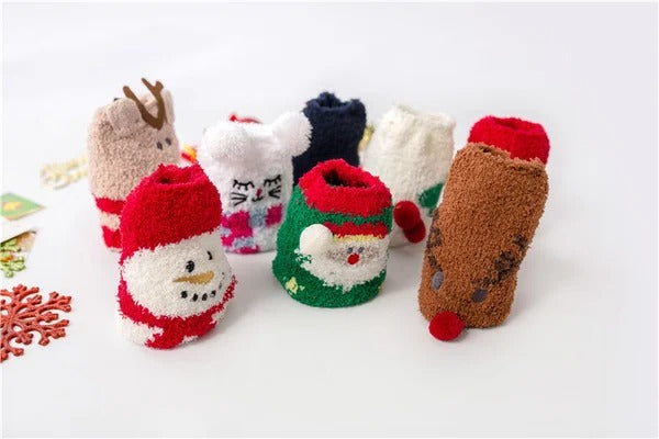 lusailstore - Cute Christmas Style Thick Warm Socks