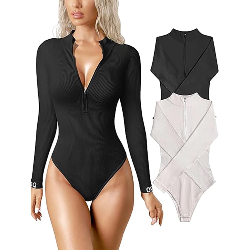 lusailstore - Snatched Zip Up BodySuit