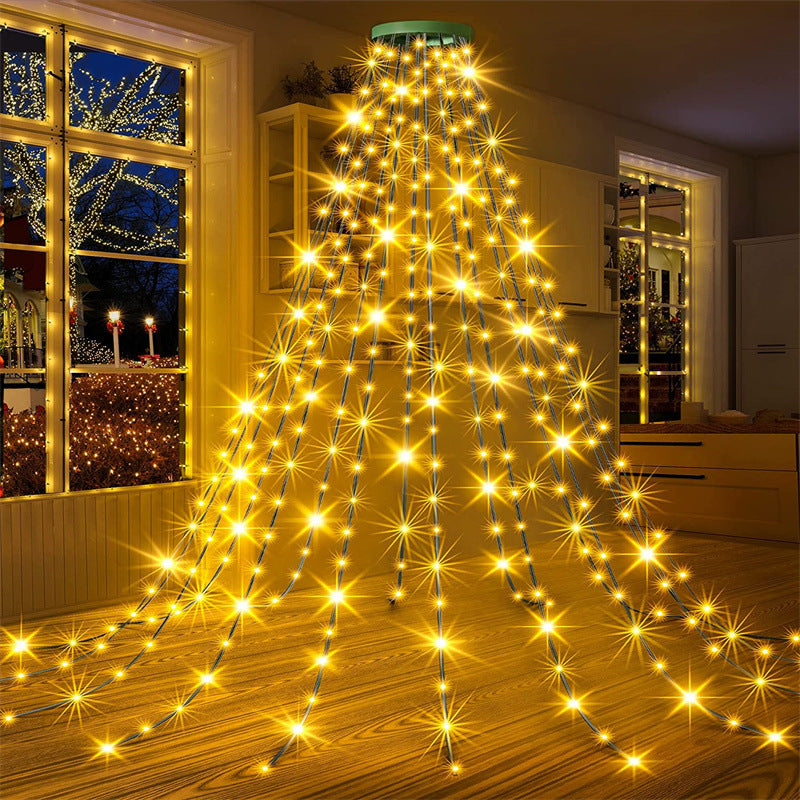 lusailstore - waterfall led christmas tree lights