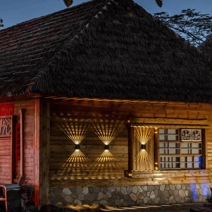 lusailstore - solar outdoor wall lights