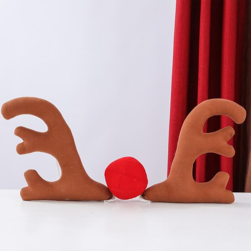 lusailstore - car christmas reindeer antler decorations