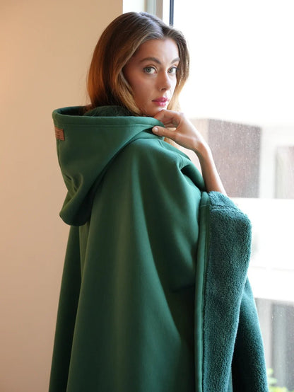 lusailstore - Stylish loose-fitting hooded cape