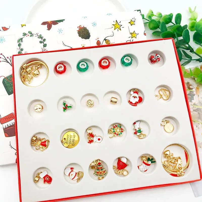 lusailstore - diy christmas advent calendar bracelets set