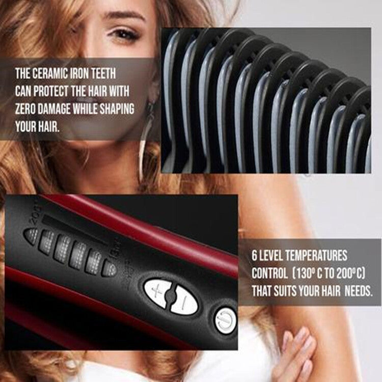 lusailstore - hair straightener styling comb