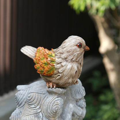 lusailstore - Leaf Animal Sculpture Ornaments