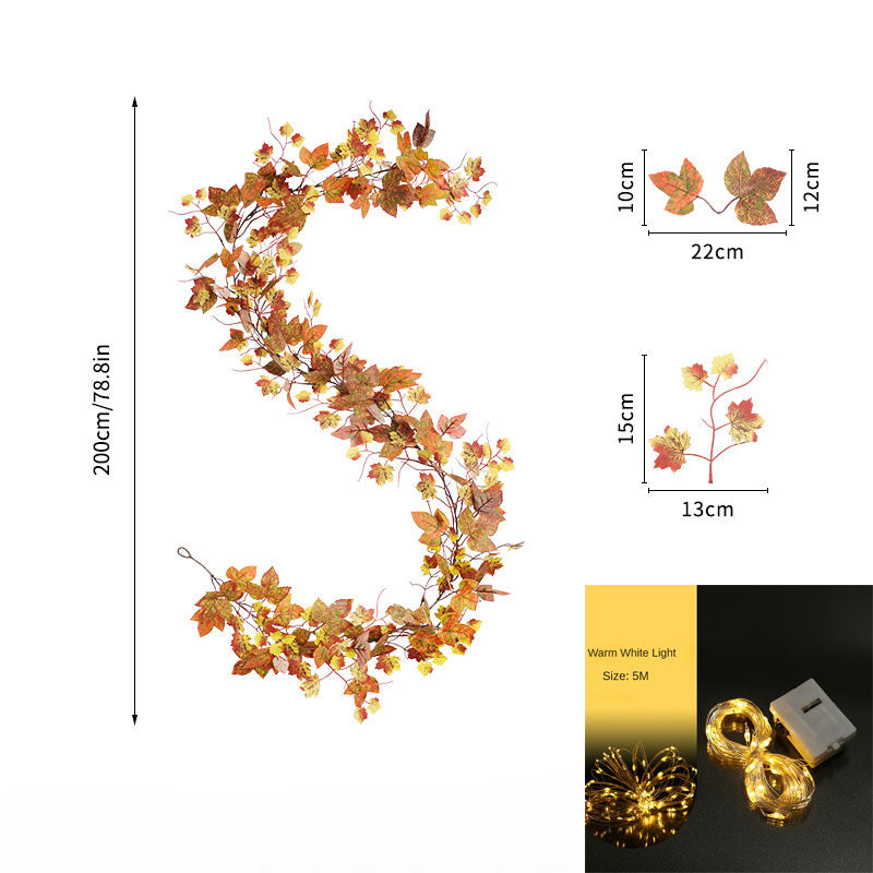 lusailstore - Autumn Leaves LED Garland