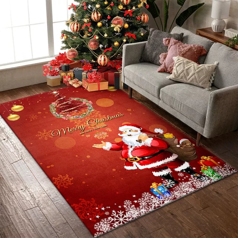 lusailstore - christmas carpet mat