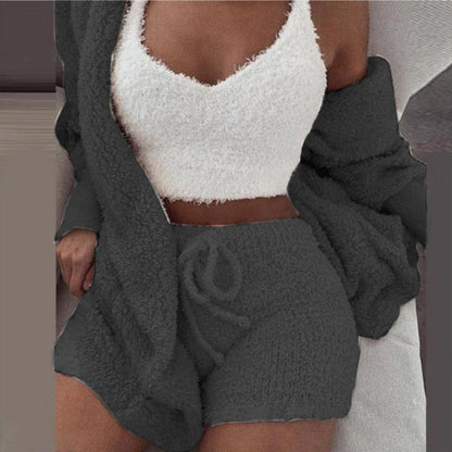 lusailstore - Winter Plush Home Casual Wear