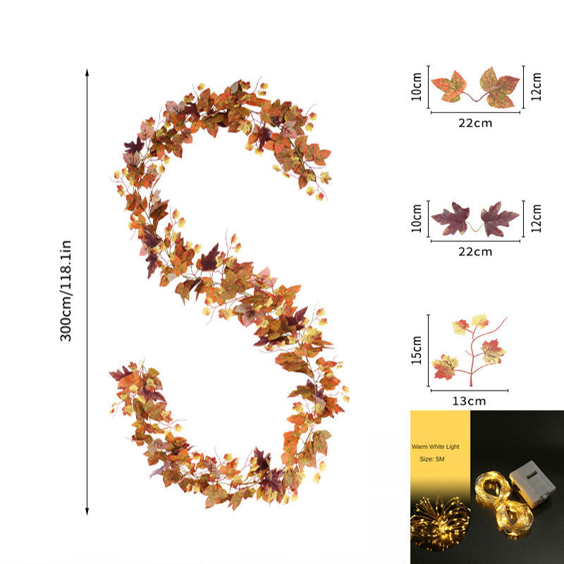 lusailstore - Autumn Leaves LED Garland