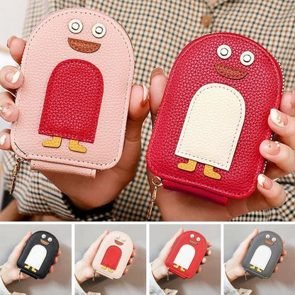 lusailstore - Cute Penguins PU Credit Card Coin Wallet