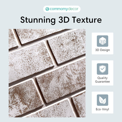 lusailstore - 3d peel and stick wall tiles brick