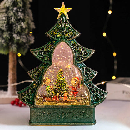 lusailstore - Christmas Music Box Night Light