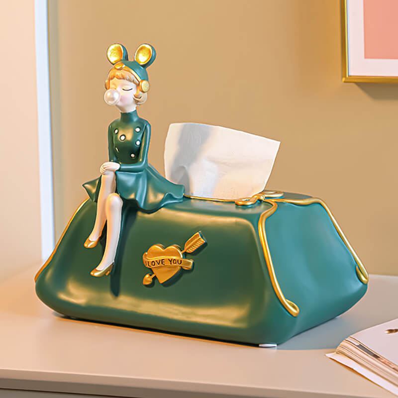 lusailstore - Elegant Bubble Girl Tissue Box