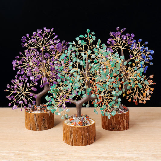 lusailstore - Colorful gravel tree of life ornaments