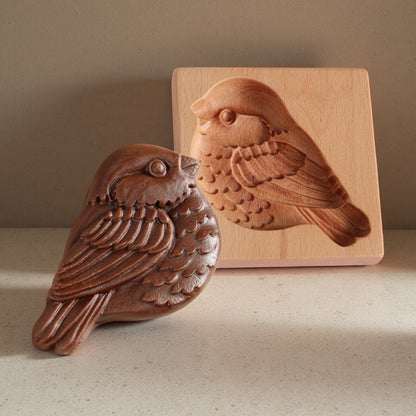 Cross-Border Cookie Mold Cutter Beech Cookie Shortbread Wooden Cookie Mold Biscuit Mold Flower