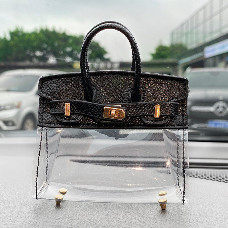 lusailstore - Transparent Mini Handbag Key Case