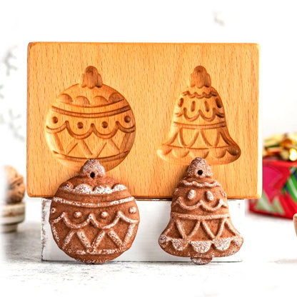 Cross-Border Cookie Mold Cutter Beech Cookie Shortbread Wooden Cookie Mold Biscuit Mold Flower