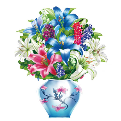 lusailstore - Mother's Day 3D Blessing Bouquethide Envelope