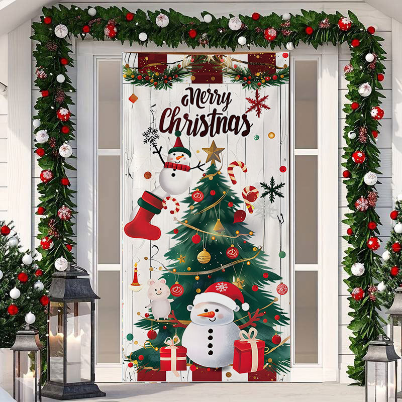 lusailstore - New Christmas door sticker