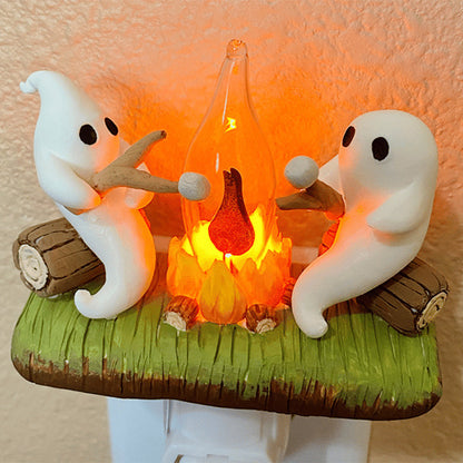 lusailstore - Ghost Bonfire Flickering Night Light