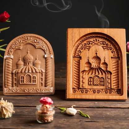 Cross-Border Cookie Mold Cutter Beech Cookie Shortbread Wooden Cookie Mold Biscuit Mold Flower