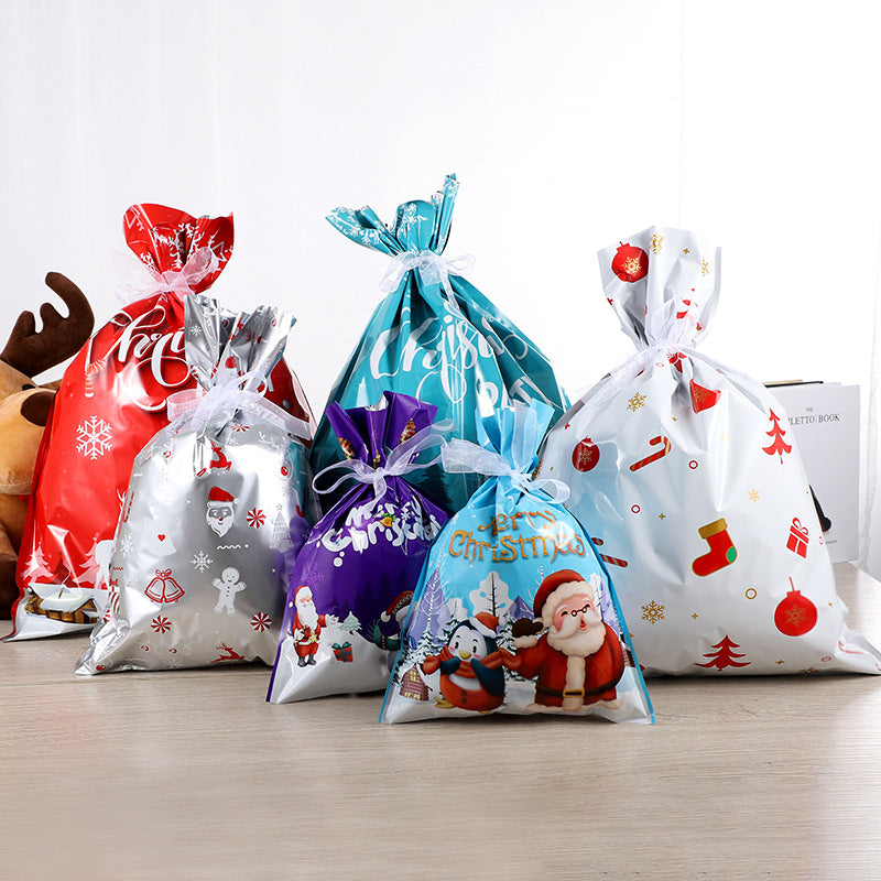 lusailstore - merry pouch christmas drawstring gift bags