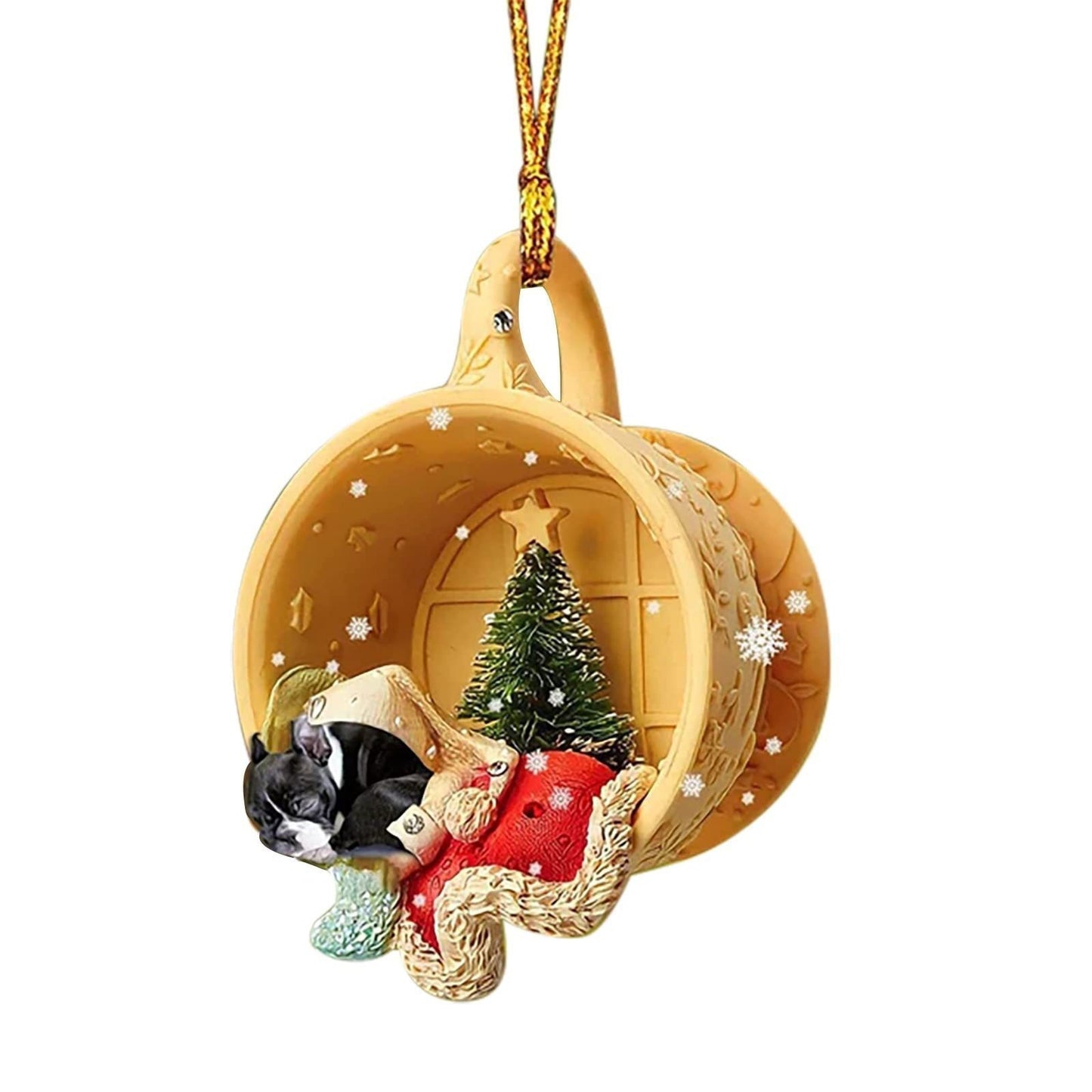 lusailstore - dog-shaped water bottle christmas tree decorations