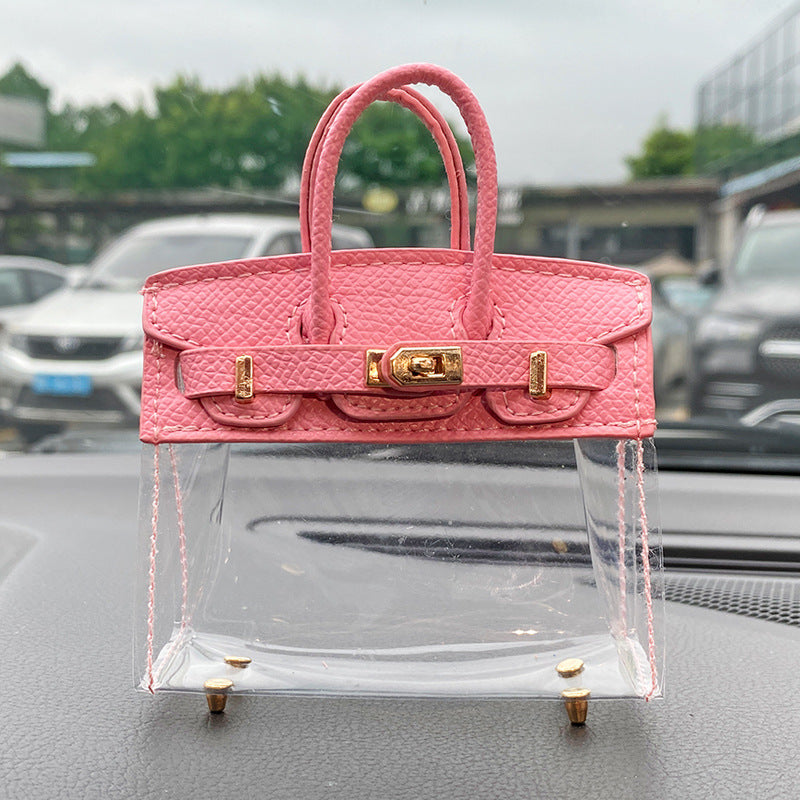 lusailstore - Transparent Mini Handbag Key Case