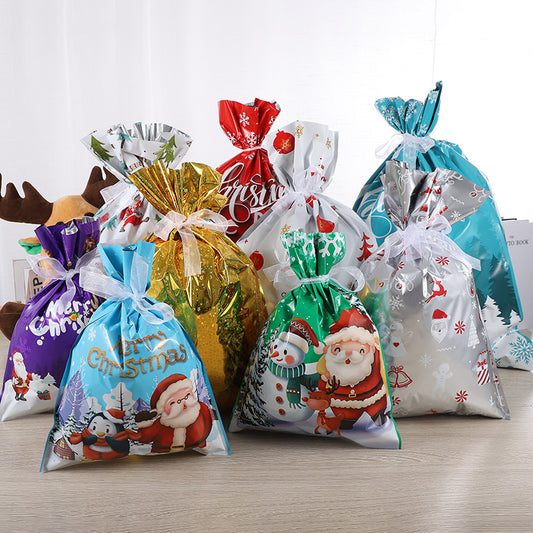 lusailstore - merry pouch christmas drawstring gift bags
