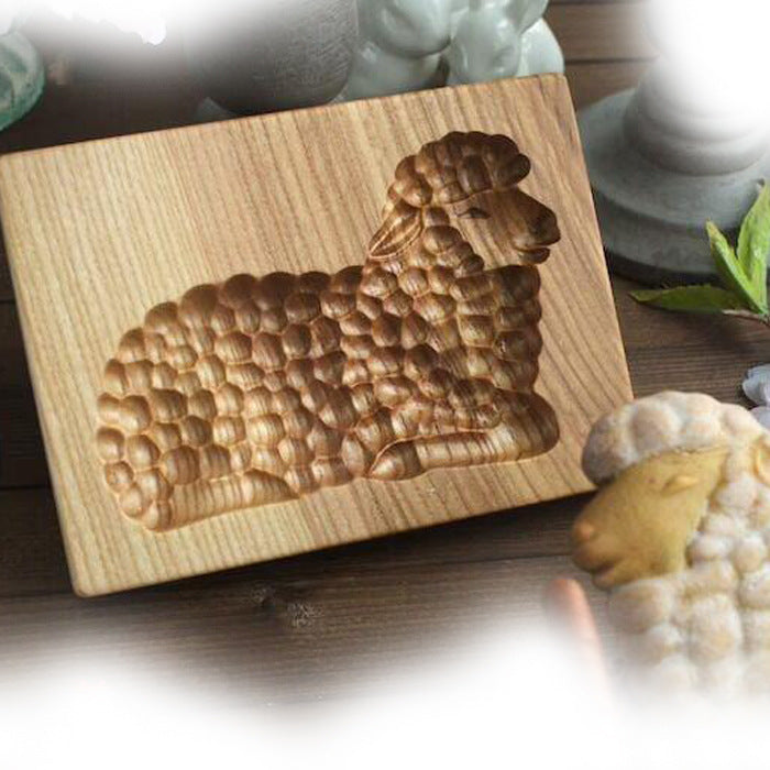 Cross-Border Cookie Mold Cutter Beech Cookie Shortbread Wooden Cookie Mold Biscuit Mold Flower