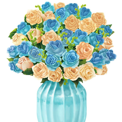 lusailstore - Mother's Day 3D Blessing Bouquethide Envelope