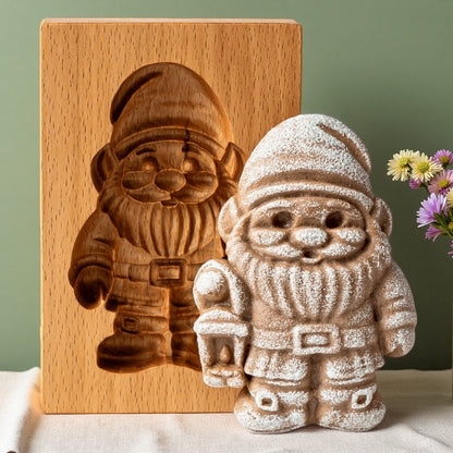 Cross-Border Cookie Mold Cutter Beech Cookie Shortbread Wooden Cookie Mold Biscuit Mold Flower