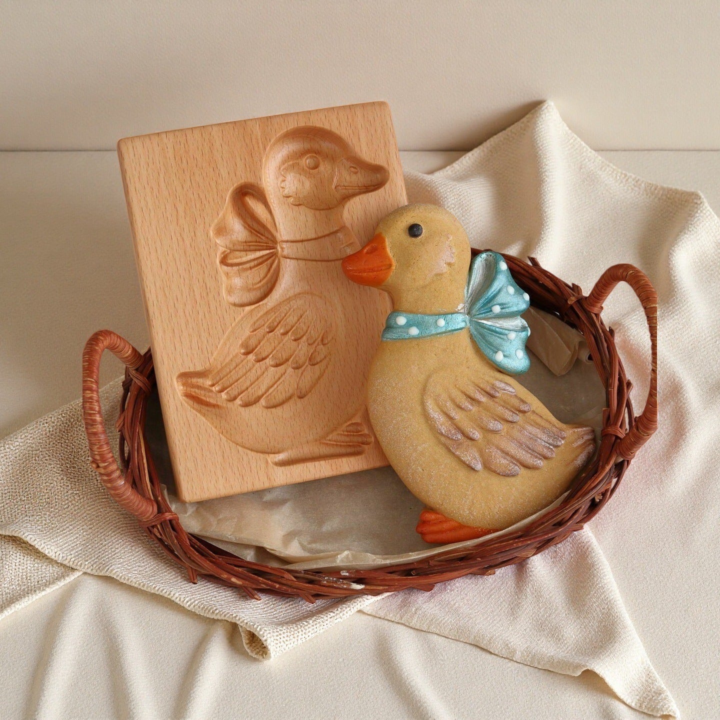 Cross-Border Cookie Mold Cutter Beech Cookie Shortbread Wooden Cookie Mold Biscuit Mold Flower
