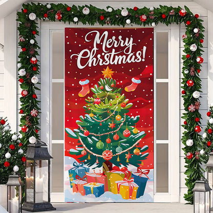 lusailstore - New Christmas door sticker