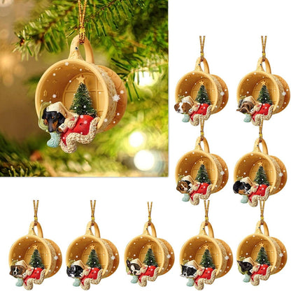 lusailstore - dog-shaped water bottle christmas tree decorations