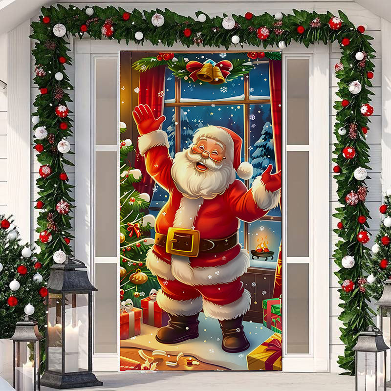 lusailstore - New Christmas door sticker